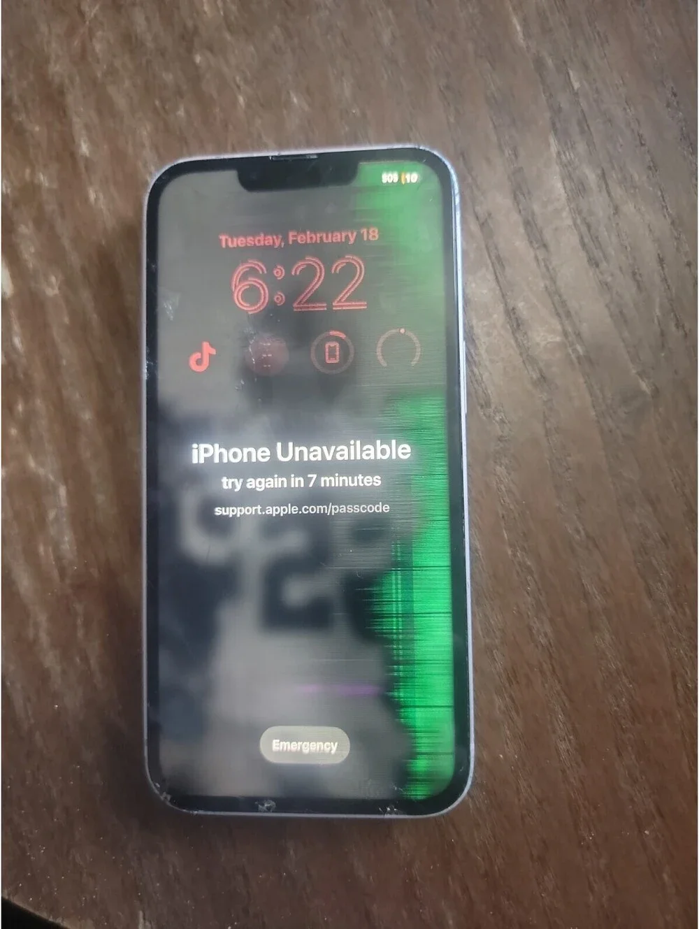 Apple iPhone 13 Blue Smartphone Cracked Screen For Parts/Repair